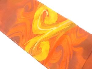 抽象模様織り出し名古屋帯